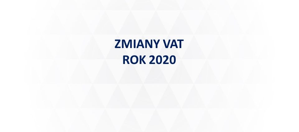 VAT 2020 strona